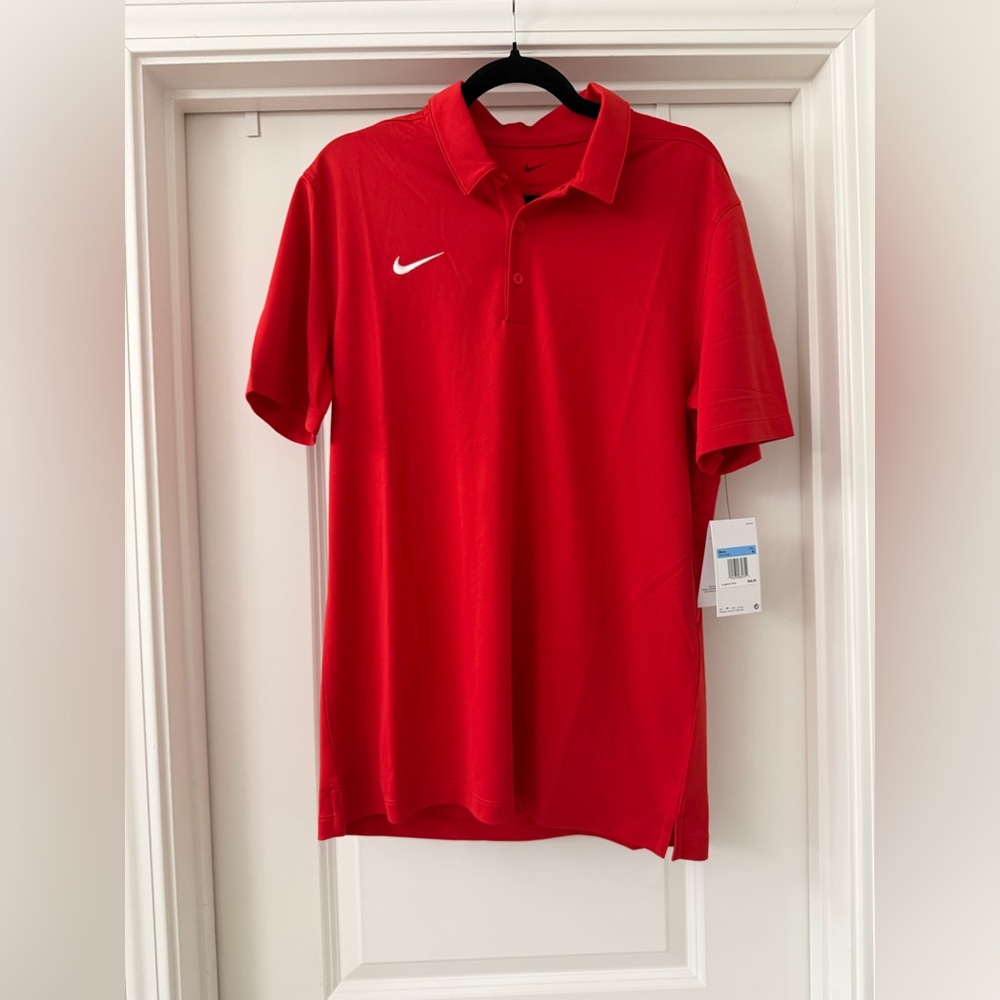 Nike Red Men's Dri-FIT Polo Shirt | NWT